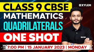 Class 9 CBSE Maths  Quadrilaterals  One Shot  Xylem Class 9 CBSE [upl. by Triny]