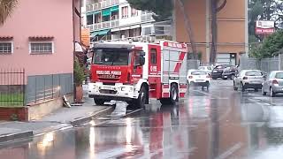 APS Iveco Eurocargo  CA Isuzu in via Lunigiana zona campo sportivo Astorre Tanca [upl. by Schiffman498]