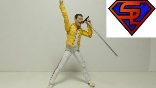 Queen SH Figuarts Freddie Mercury Tamashii Nations Action Figure Review [upl. by Arries735]