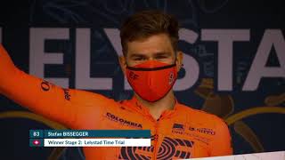 Benelux Tour 2021 Stage 2 Stefan Bissegger quotThe course suited me really wellquot [upl. by Phalan]