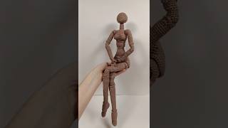 More of creating process of the BALLJOINTED DOLL  CROCHET  crochet [upl. by Adnihc]