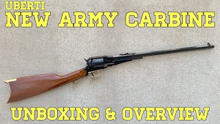 Uberti 1858 New Army Carbine Unboxing and Overview [upl. by Adolpho]