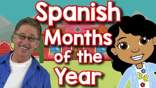 Spanish Months of the Year  Doce Meses del Año  Jack Hartmann [upl. by Atem]