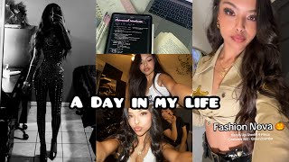 A Productive Day In My Life Ft Fashion Nova  gym school nails target etc [upl. by Cohlier]