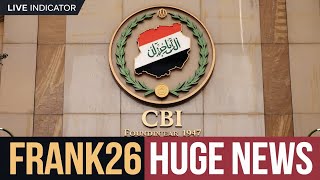 Iraqi Dinar🎉Iraqi Dinar New Rate Showing On Television Today 2024🔥Frank 26 Huge News🔥CBI [upl. by Ecnatsnoc770]