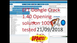 EFT Dongle Crack V 140 Opening solution 100 tested  EFT Dongle Tool update 2109 2018 [upl. by Nerral]