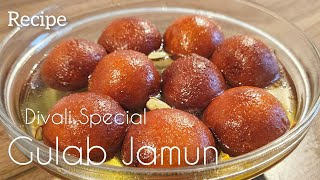 Gulab Jamun Zoetigheid Mithai recept recipe easy and fast Divali special [upl. by Echo462]