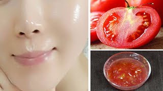 Skin Whitening Tomato Facial  Get Fair Glowing Spotless Skin Permanently [upl. by Elane]