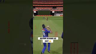 Mayank Agrawal ka shot shorts shortsfeed viral cricket24 cricket ipl srh india ytviral yt [upl. by Netaf923]