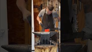 Forging the Elven Sword axe blade vikings survival blacksmith forging welding [upl. by Losyram]