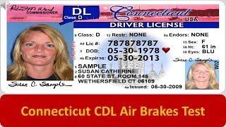 Connecticut CDL Air Brakes Test [upl. by Phiona60]