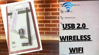 Adaptador usb 20 Wireless 802 lln Veja como é fácil instalar [upl. by Helsa316]