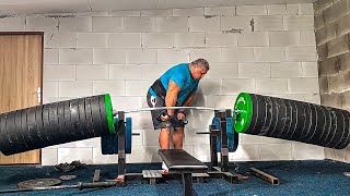 Old Man Lifted 1697 LBS [upl. by Hgielanna43]