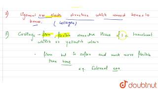 Define the following  tendon ligament and cartilage [upl. by Jeremiah692]