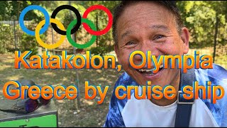 Katakolon Olympia Greece by cruise ship with kids and grandparents NCL Getaway Olympic Stadium [upl. by Maritsa]