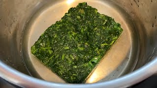 Instant Pot Frozen Spinach Recipe  How To Cook Frozen Spinach In The Instant Pot  Easy amp Healthy [upl. by Ettenotna]