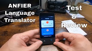 ANFIER Language Translator Review [upl. by Airtina583]