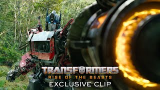 Transformers Rise of the Beasts  quotPrime Meets Primalquot Clip 2023 Movie [upl. by Nylitsirk]