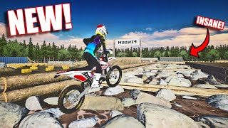 NEW GNARLY ENDUROCROSS TRACK IS INSANE MXBIKES [upl. by Ttihw]