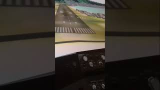 Geofs landing with GPWS callouts aviation [upl. by Jeanna]