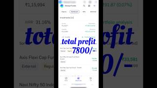 ✅Mutual funds Net Profit 💯💵 viralshort viralvideo shorts shortvideo sorts viralshort nifty [upl. by Li]