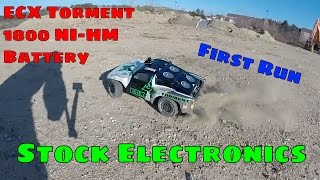 Horizon Hobby ECX Torment 2WD First Run  1800 NiHM Battery  Stock Electronics [upl. by Reggy]