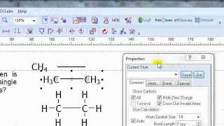 hydrocarbons chemsketch basics [upl. by Wilonah932]