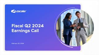 Zscaler ZS Q2 2024 Earnings Presentation [upl. by Anilyx72]