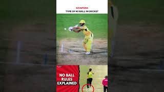 TYPE OF NO BALL IN CRICKET IN TAMIL  shorts sjinform cricketfacts facts [upl. by Scrogan]