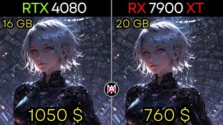 RTX 4080 VS RX 7900 XT  TEST IN 22 GAMES 4K [upl. by Ganiats]