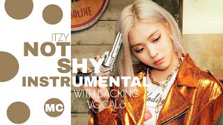 ITZY  Not Shy Official Instrumental with backing vocals [upl. by Kathryn]