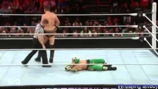 WWE Kalisto vs The miz raw 1252016 [upl. by Sasnett]