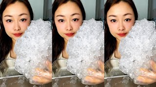 ASMR HARD ICE EATING [upl. by Anawd791]