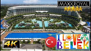 4K MAXX ROYAL BELEK GOLF RESORT 2024 ЛИЧНОЕ МНЕНИЕ GOOD BEACH HOTEL ANTALYA TURKEY [upl. by Allez]