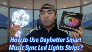 How to Use Daybetter Smart Music Sync Led Lights Strips [upl. by Lib901]