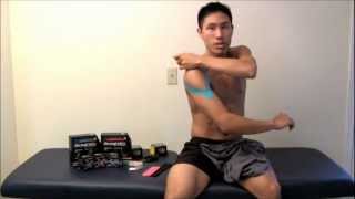 General Shoulder Support taping  Skinetex [upl. by Lachish]