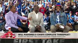 Stephen A Shannon Sharpe amp Cam Newton RESPOND Chiefs Lakers amp Kendrick Lamar  First Take [upl. by Treble]