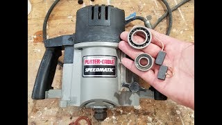 PC 7539 Router Bearings and Brush Replacement [upl. by Chrissa467]