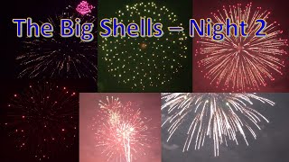 13 Large Firework Shells  Night 2 Carolina Pyros Finale [upl. by Aremihc855]