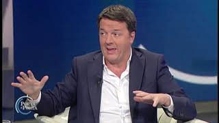 Matteo Renzi sulla tragedia di Corinaldo  Porta a porta 11122018 [upl. by Lil]