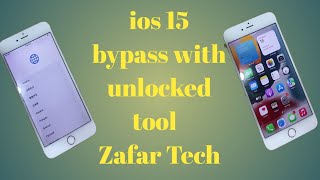 IOS 15x HELLO SCREEN BYPASS WITHOUT JAILBREAK WITH UNLOCKTOOL RAMDISK ERROR FIX ZAFAR TECH [upl. by Anav]