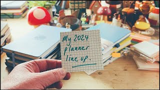 MY 2024 PLANNER DIARY amp WRITING JOURNAL LINE UP  getting organised for a productive 2024 [upl. by Jat981]