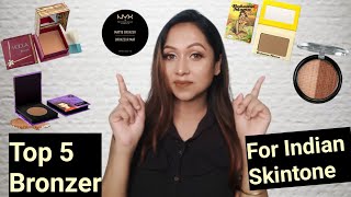 Top 5 Bronzer For Indian Skintone  Best Makeup Bronzer for Indian Skin  Best Affordable Bronzer [upl. by Linder844]