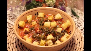 Bietole al pomodoro con crostini di pane [upl. by Skip]