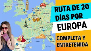 Completa RUTA DE 20 DÍAS por EUROPA ¡Los mejores tips [upl. by Lala]