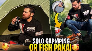 2 Days Solo Camping In PAKISTAN 🇵🇰 amp Cooking Fish 🐟 [upl. by Peggie]