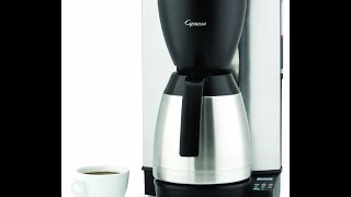 Capresso MT600 10 Cup Programmable Coffee Maker Review [upl. by Trenna815]