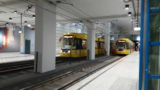 RuhrBahn NF2 Linie 103 Einfahrt Rathaus Essen [upl. by Ahsinirt]