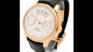 IWC Portugieser Jahreskalender Ref IW503504 7795 [upl. by Vivien]