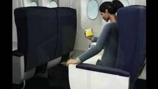 Air Blue Inflight Safety Animation [upl. by Kingston]